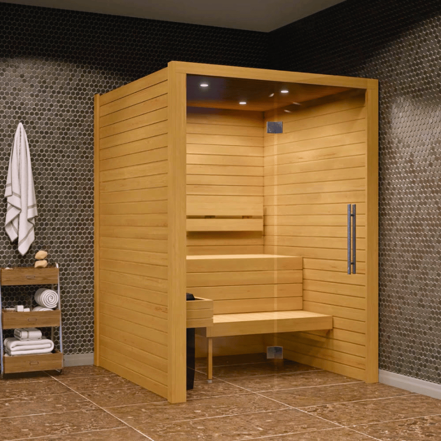 Auroom Cala Glass Cabin Sauna Kit