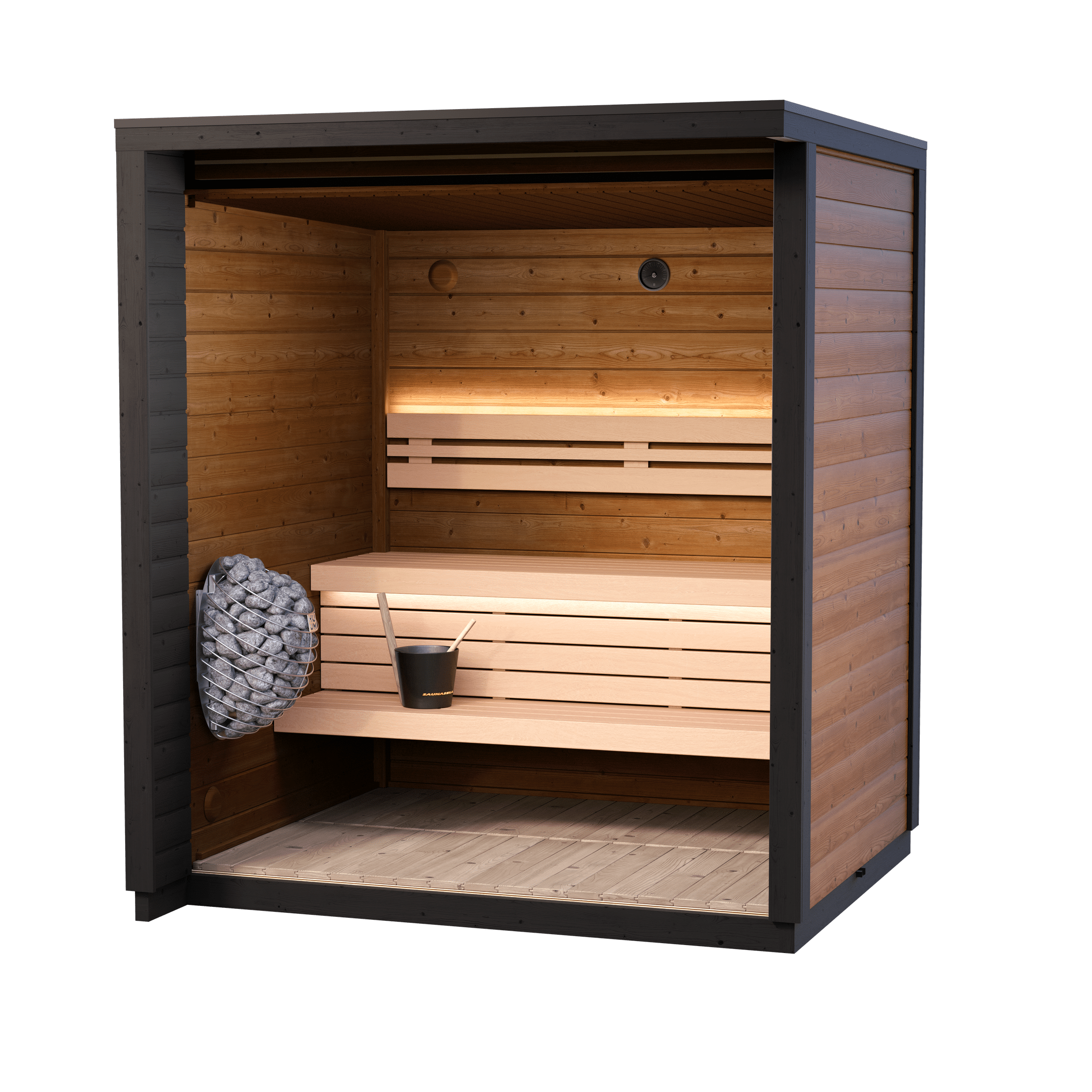 Leil Patio XXS 3 Person Outdoor Sauna
