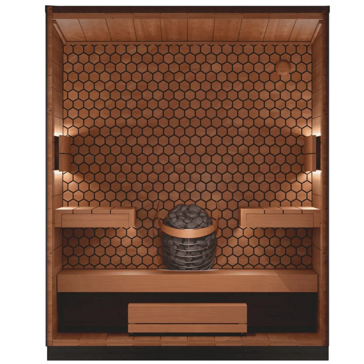 Leil Viva 180 4 Person Outdoor Sauna Kit