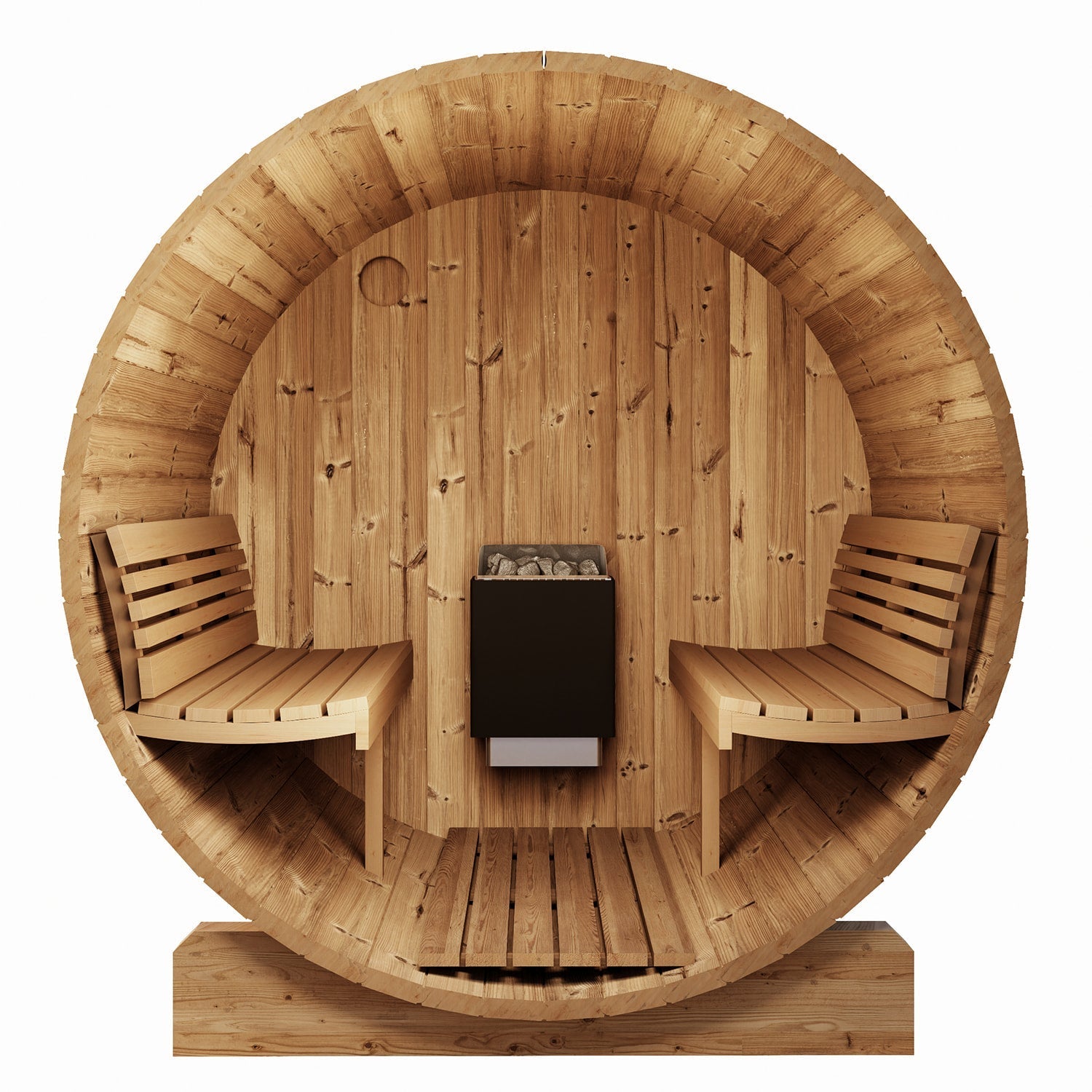 SaunaLife Model E7 4 Person Barrel Sauna