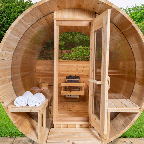 Dundalk CT Tranquility 6 Person Barrel Sauna CTC2345