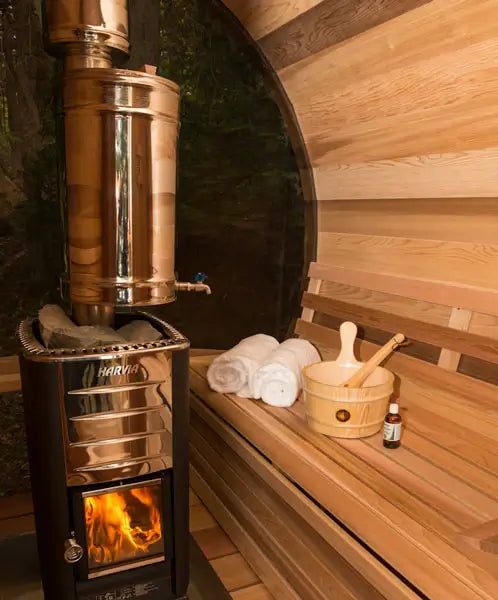 Dundalk CT Tranquility 6 Person Barrel Sauna CTC2345