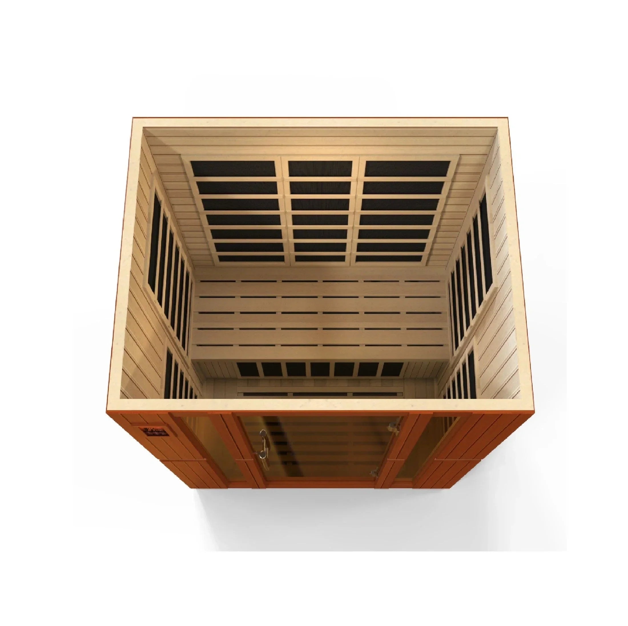 Dynamic "Bellagio" 3-person Low EMF FAR Infrared Sauna - DYN-6306-02