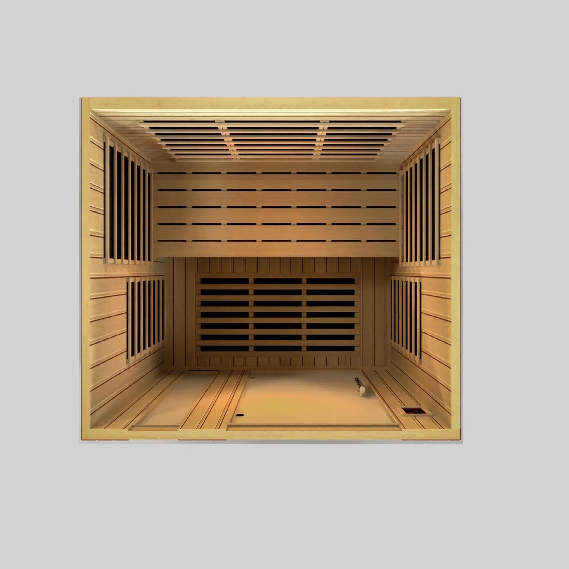 Dynamic "Lugano" 3-person Low EMF FAR Infrared Sauna DYN-6336-02