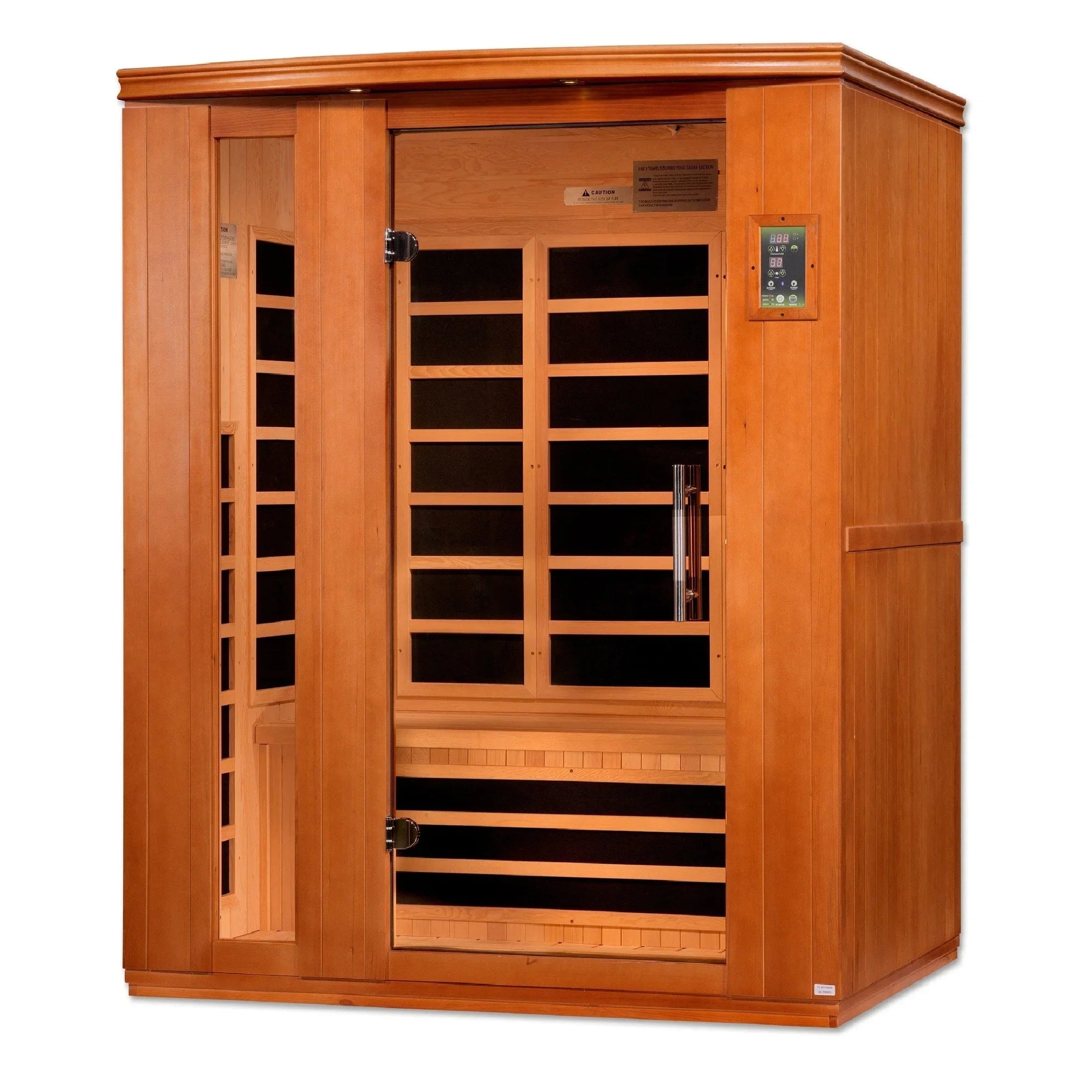 Dynamic Lugano 3-person Ultra Low EMF FAR Infrared Sauna - DYN-6336-02 Elite