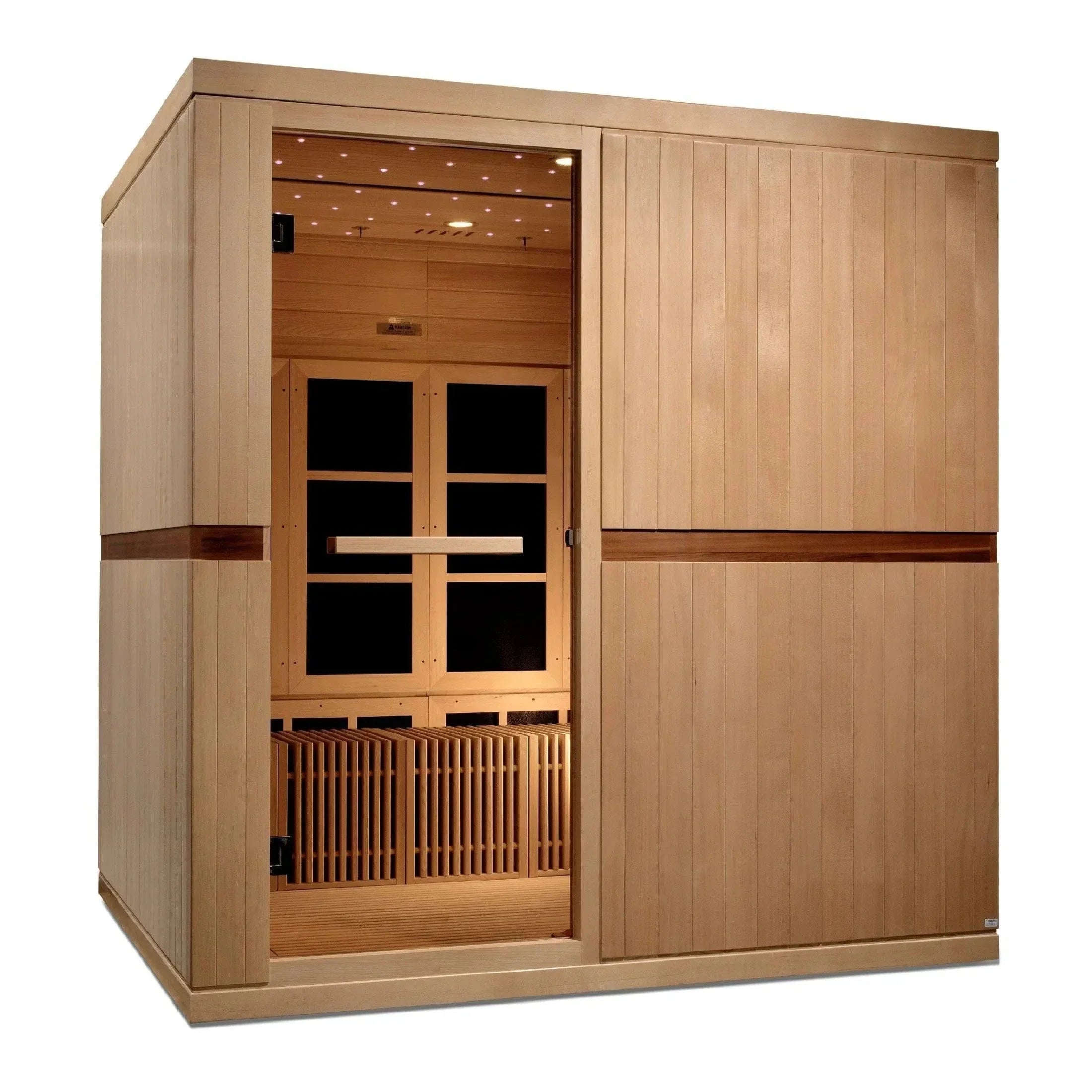 Golden Designs Catalonia 8-person Full Spectrum Near Zero EMF FAR Infrared ADA Sauna GDI-6880-02