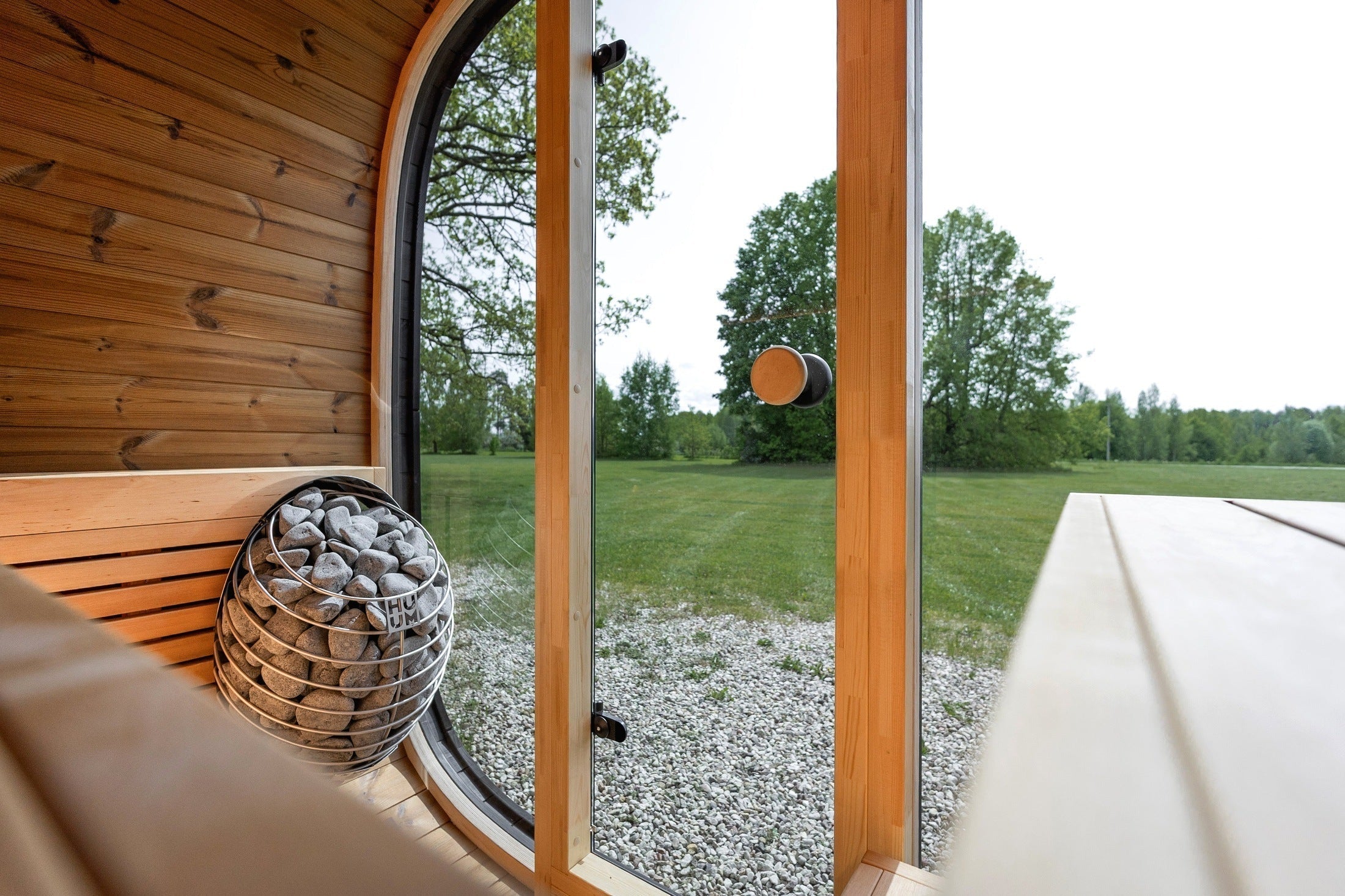 Leil Black Cube Classic 4 Person Outdoor Sauna Kit