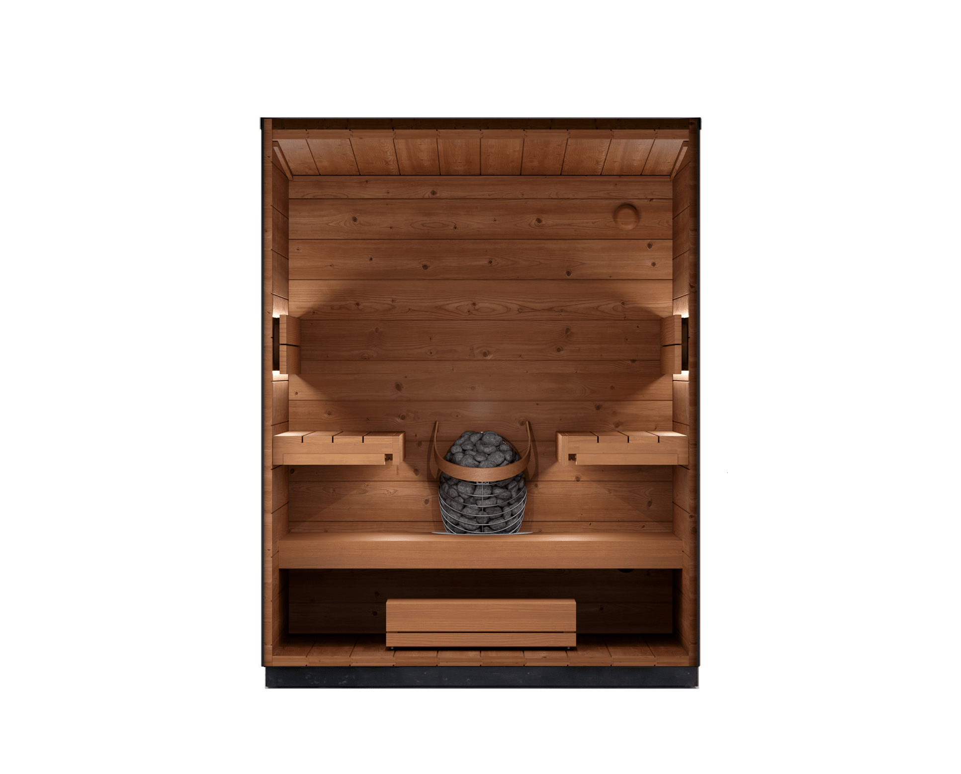Leil Viva 180 4 Person Outdoor Sauna Kit
