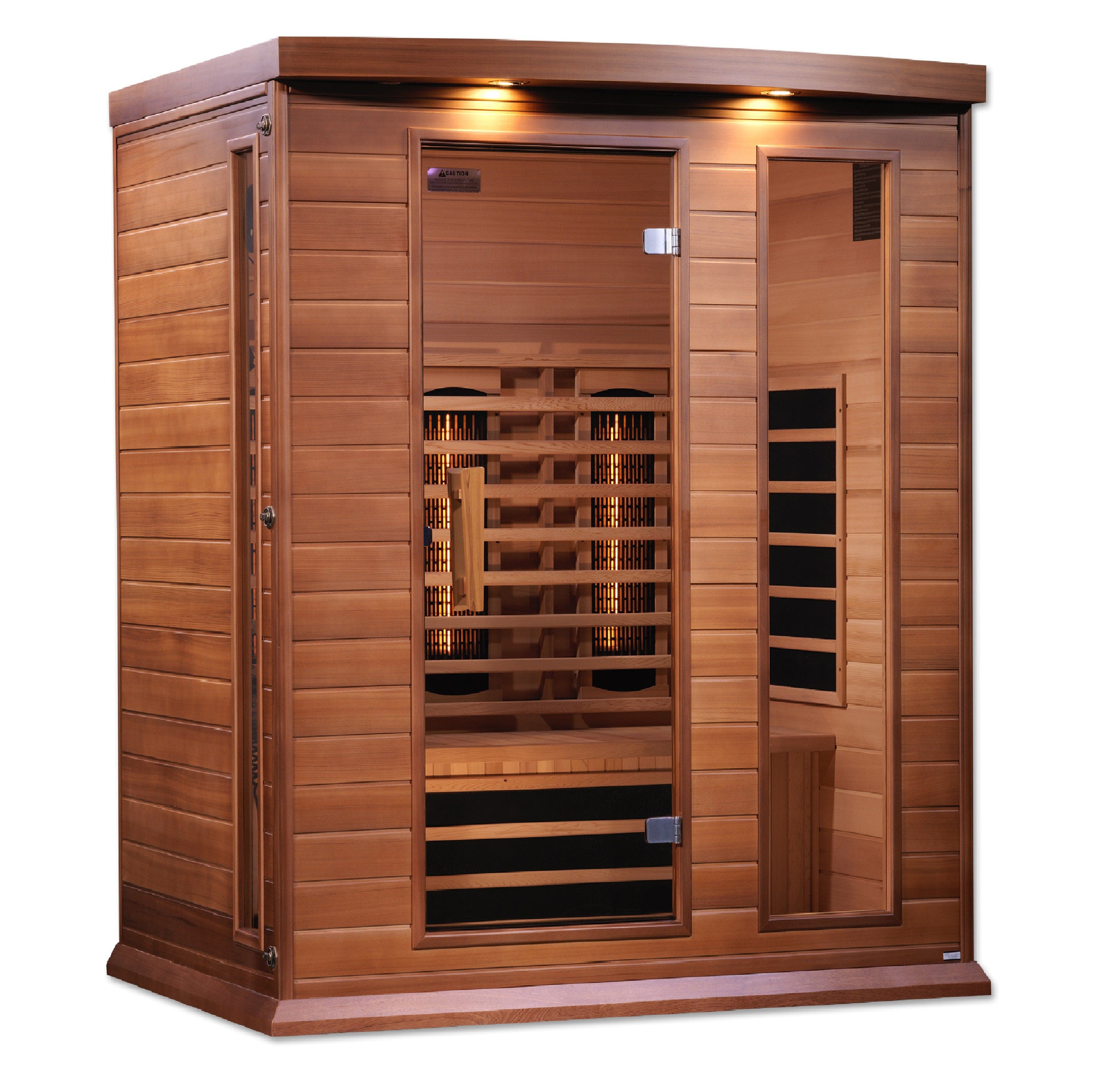 Maxxus 3-Person Full Spectrum Infrared Sauna - Canadian Red Cedar  MX-M306-01-FS CED