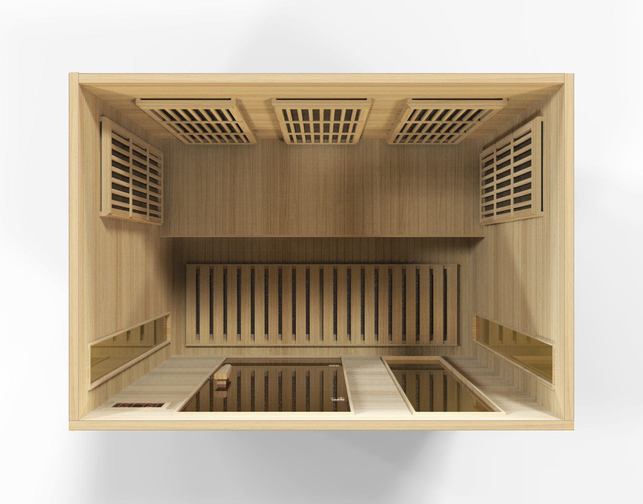 Maxxus 3-Person Low EMF FAR Infrared Sauna Canadian Hemlock MX-K306-01