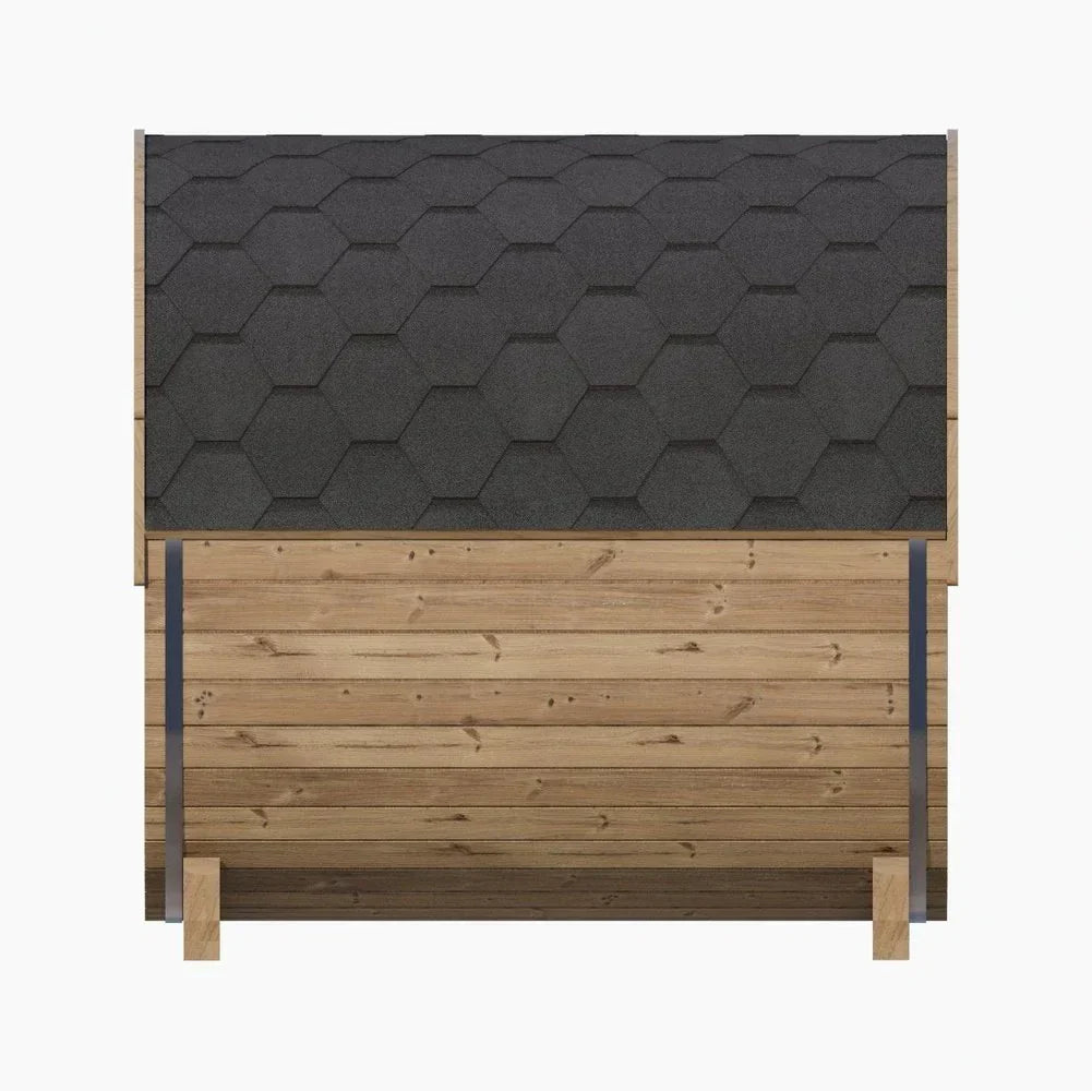 SaunaLife Model E7W 4 Person Sauna Barrel-Window