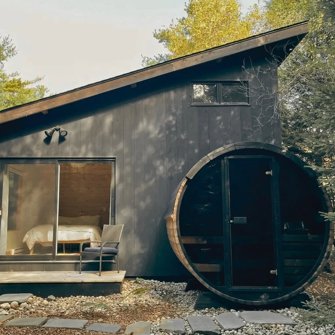 SaunaLife Model EE6G 4 Person Barrel Sauna